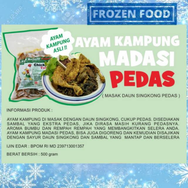 

Frozen Food Ayam Kampung Madasi Pedas