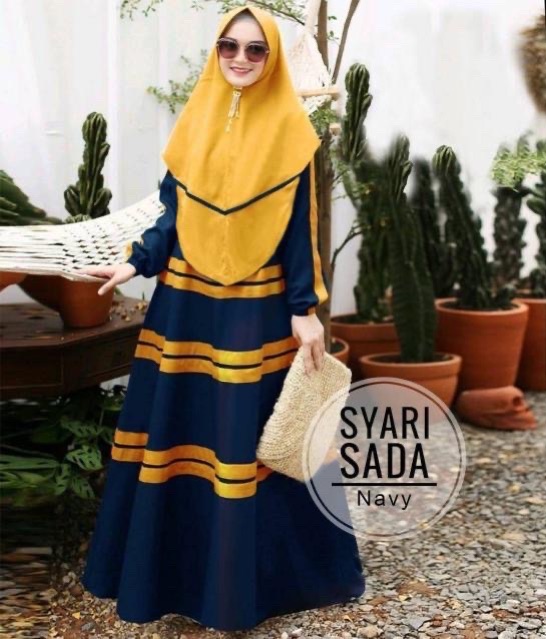 JC ZR syari sada / Set gamis Syari terbaru / Maxi syari wanita muslimah murah