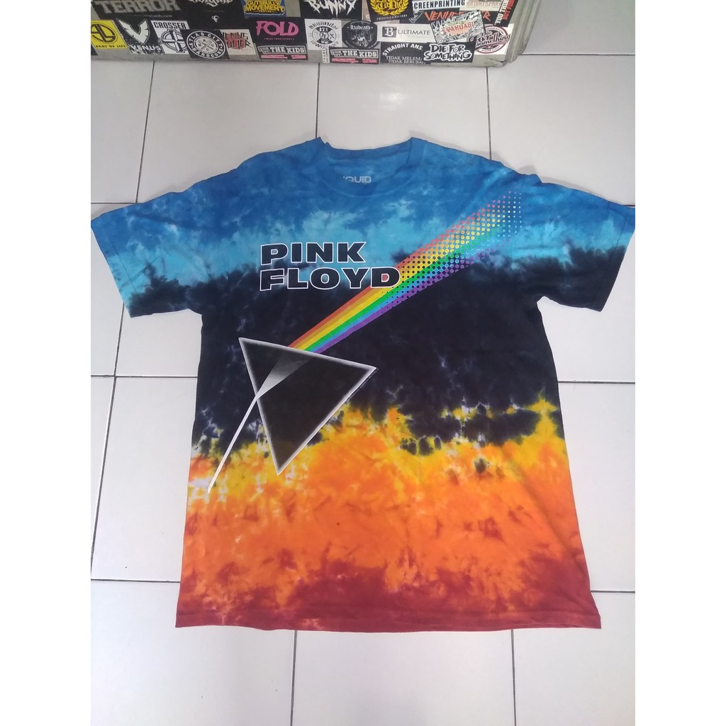 kaos band second pink floyd liquidblue