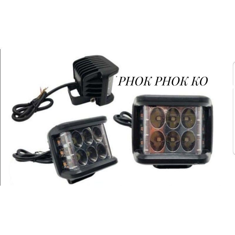 Lampu Tembak Sorot LED CWL Mini 6 Mata Plus Senja Flash 4353