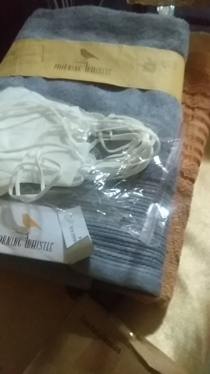 Rc Handuk Mandi Terry Palmer Morning Whistle  Serat Bamboo Jumbo Ukuran 70x140cm