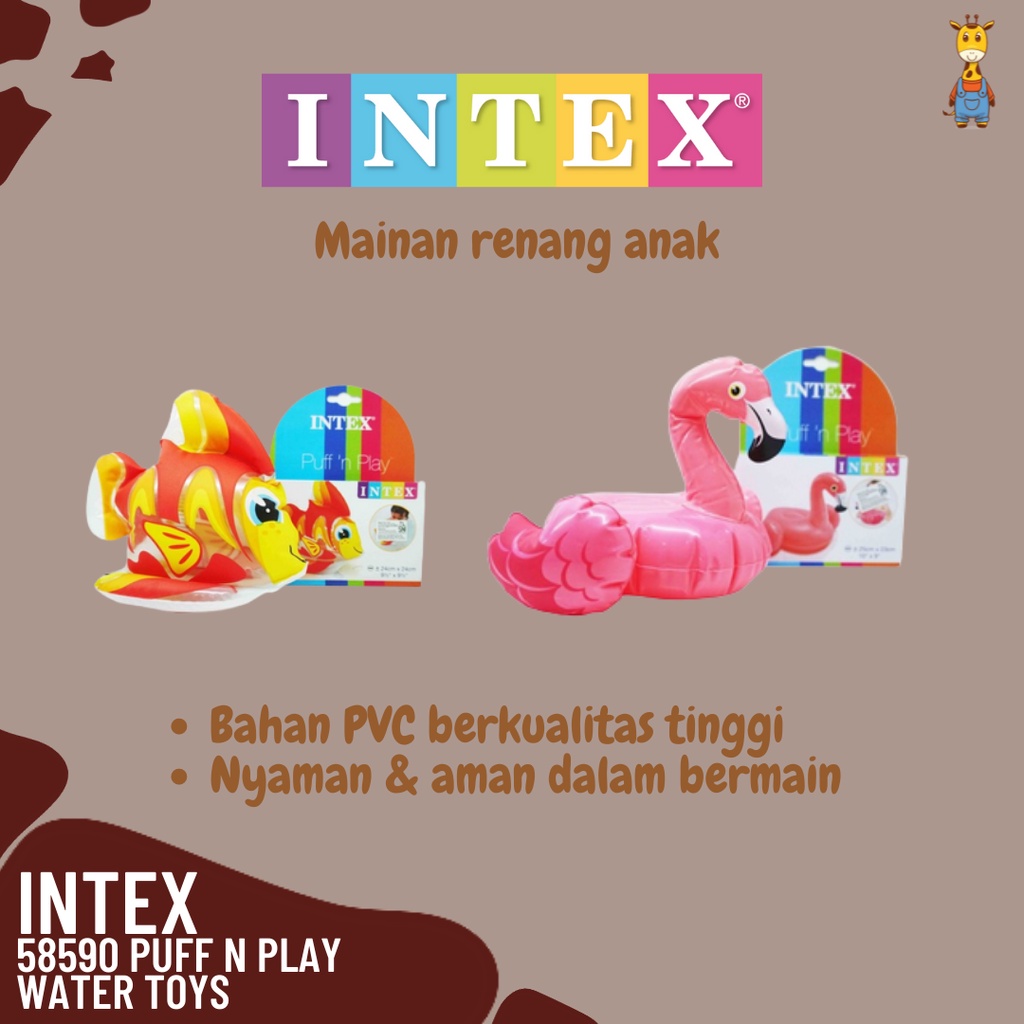 Intex 58590 Puff n Play Water Toys - Mainan Renang