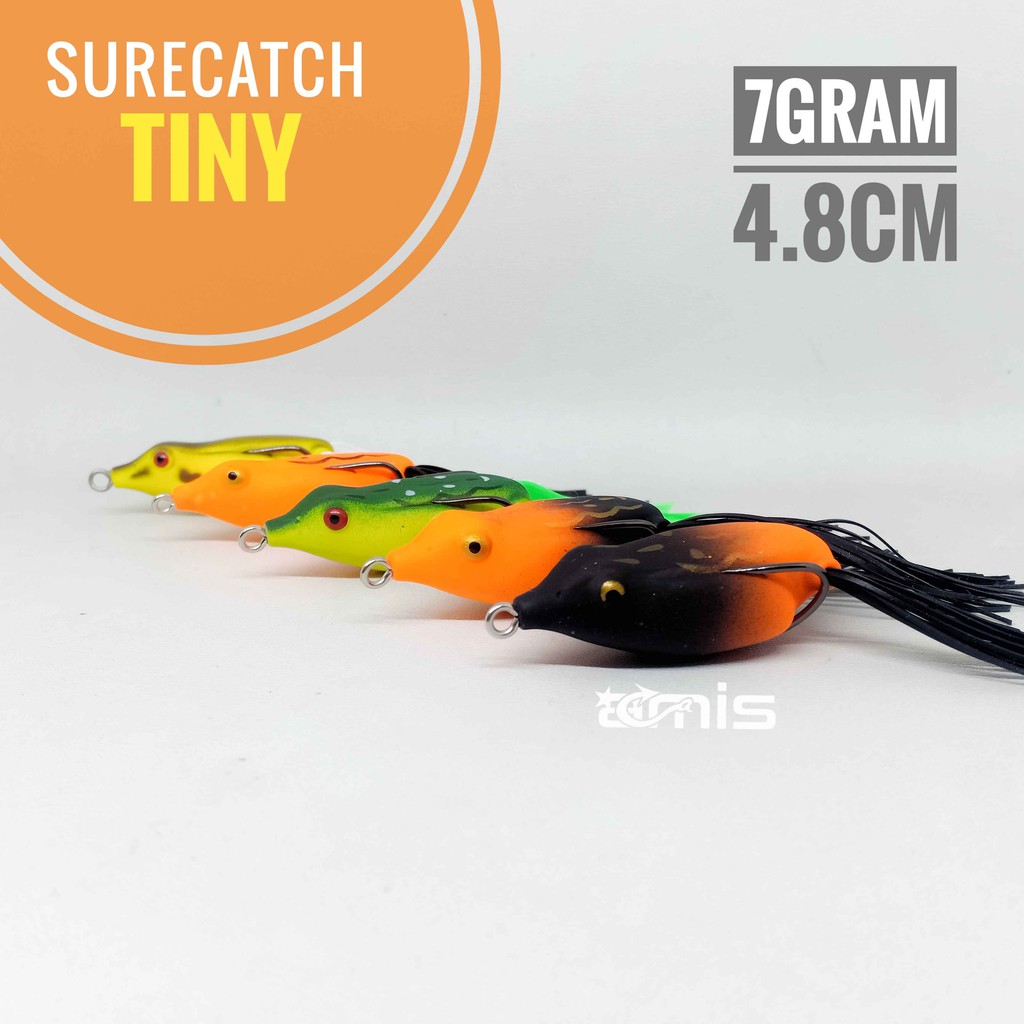 SURECATCH TINY Froggy Softfrog Kodok Umpan Casting Gabus Soft Frog