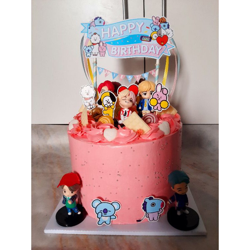 KUE ULANG TAHUN BTS / BT21 / ARMY