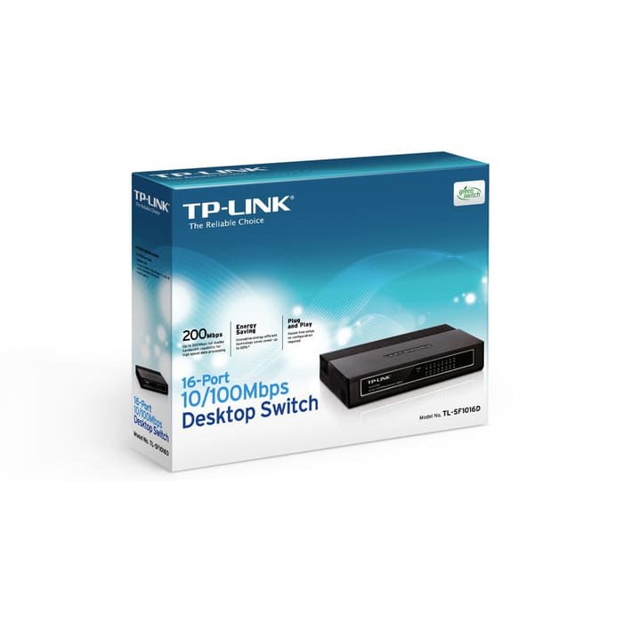 TP-LINK TL-SF1016D 16-Port 10/100M TPLINK Switch Hub 16Port 16 Port