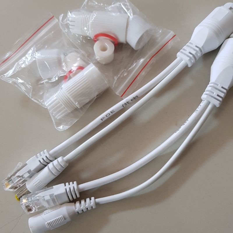 KABEL ADAPTOR POE PASIF SEPASANG BUAT IP CAMERA