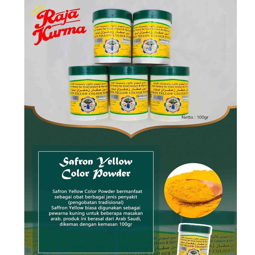 

safron yellow