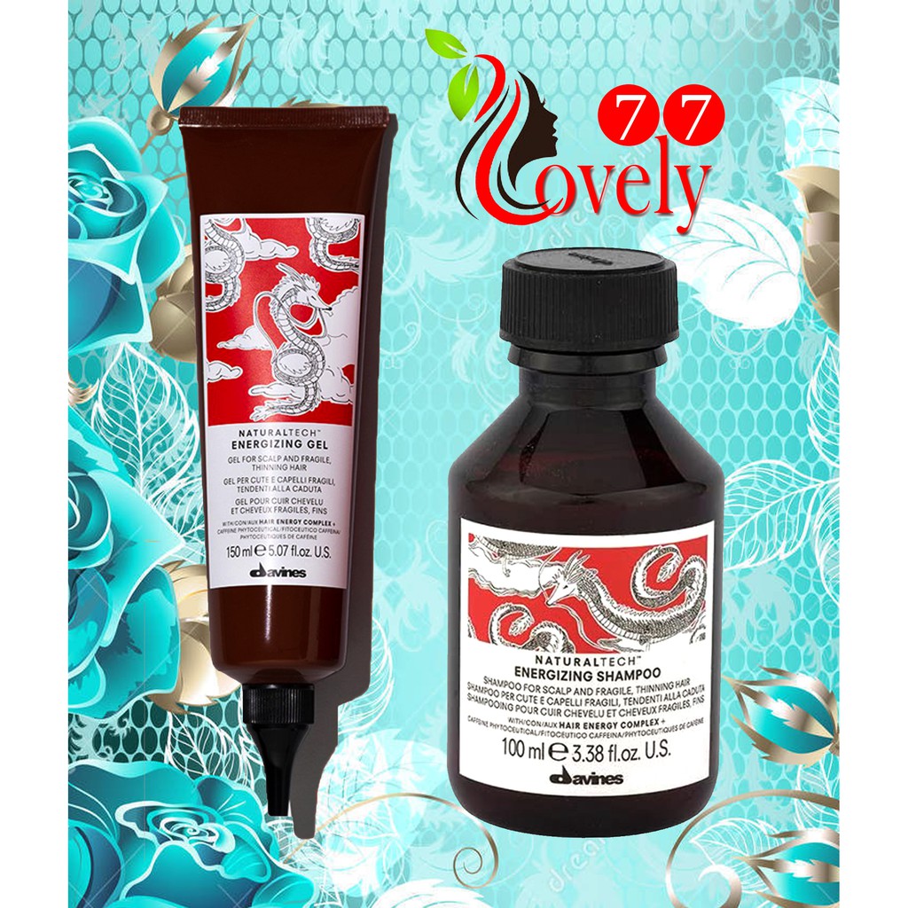Davines Energizing Shampoo 100ml + Davines Energizing Gel 150ml