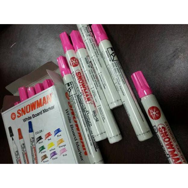 

SPIDOL PAPAN TULIS/WHITEBOARD SNOWMAN PINK PALING MURAH