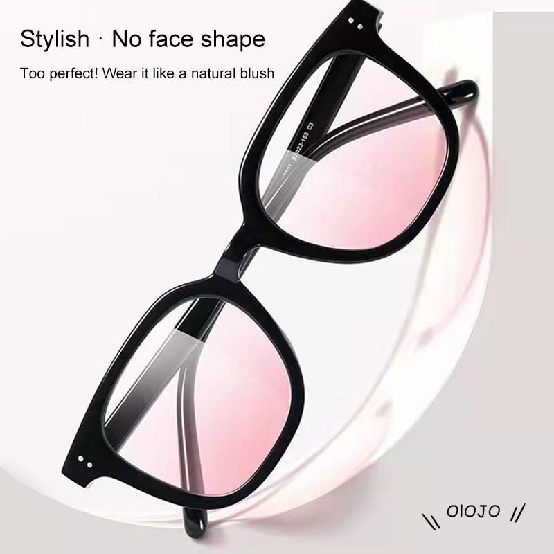 【COD】Kacamata Hitam Wanita Warna Gradasi Pink / Hitam Untuk Fotografi