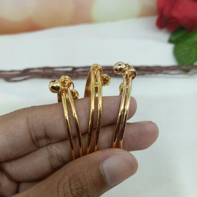 Gelang Bayi Perempuan Baru Lahir Warna Emas Bahan Xuping Terbaru Bisa Bayar Ditempat