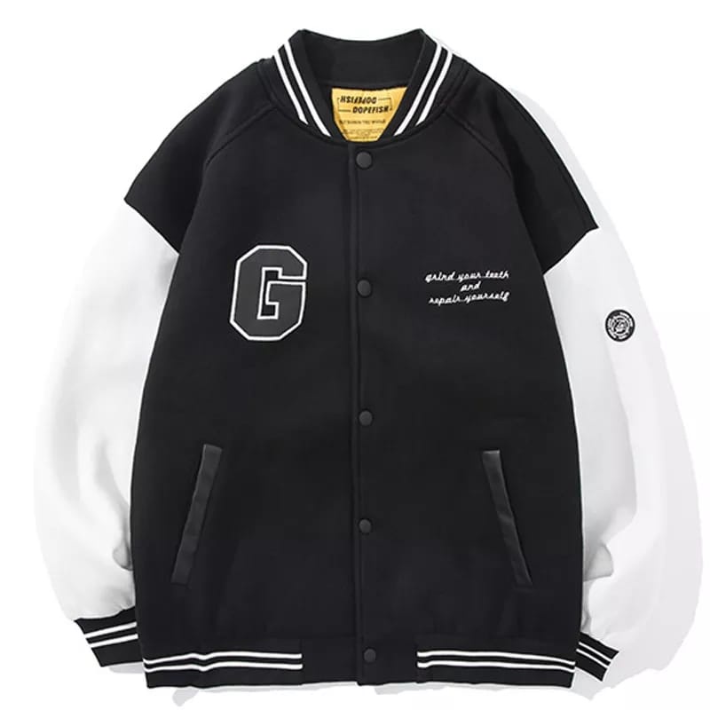 JAKET KOREA - G BASEBALL XXL  - TEBAL DAN LEMBUT