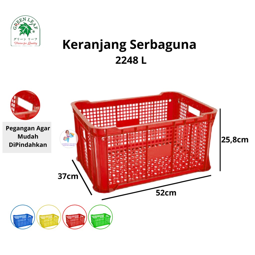 Green Leaf Container / Keranjang Industri 2248 L