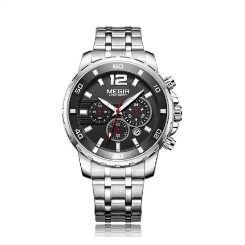 Jam Tangan Pria MEGIR Analog Crono Aktif MEGIR MS2068 ORIGINAL