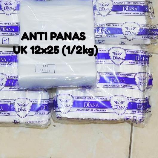 

Plastik Anti panas uk 12x25 (1/2kg) isi 5 bks, plastik Tahan Panas