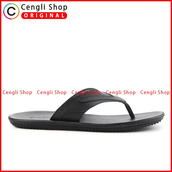 SANDAL JEPIT KULIT PRIA CARDINAL ORIGINAL CASUAL TERBARU HITAM CA14