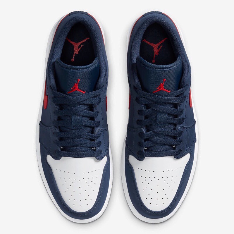 air jordan 1 low blue and red