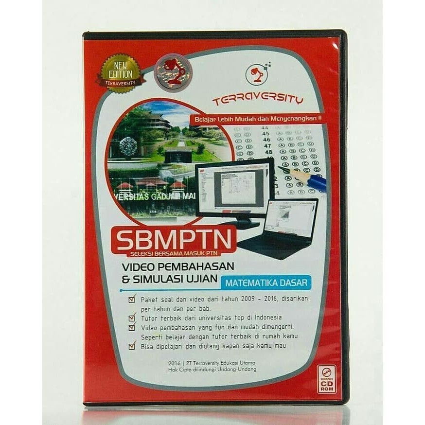 Cd Sbmptn Matematika Dasar Terraversity Bk2249 Shopee Indonesia