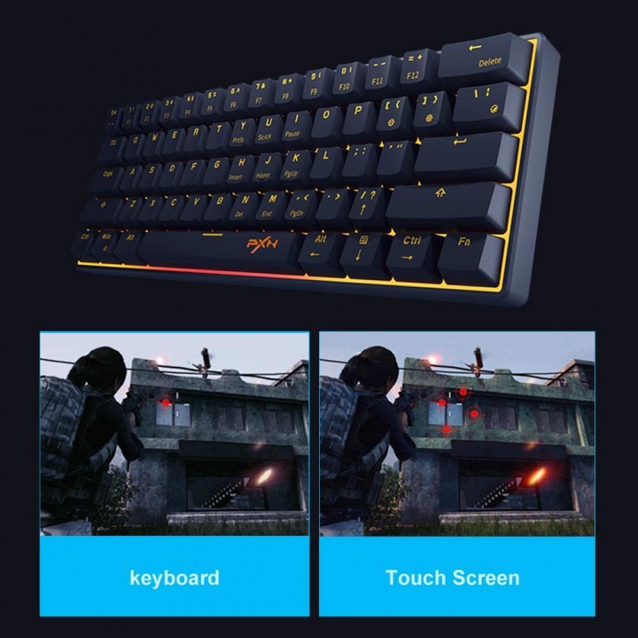 B20 PXN K30 Gaming TKL Battledock Mechanical Keyboard Blue Switch