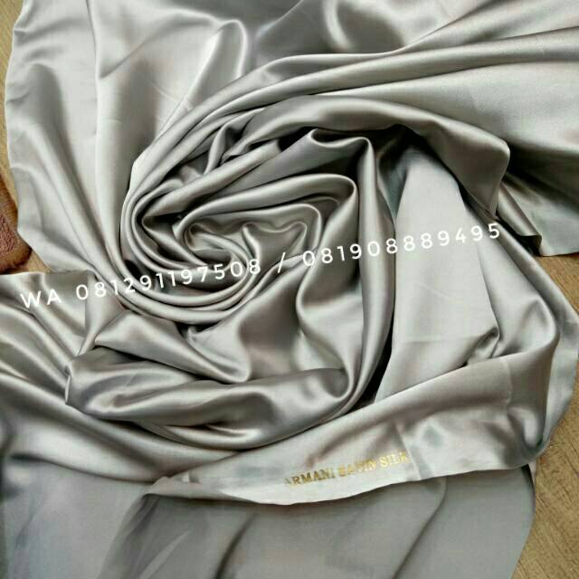 Kain Satin Silk Armani Bahan Armani Satin Silk Lembut Bahan Satin Silk Semi Sutera Armani Shopee Indonesia