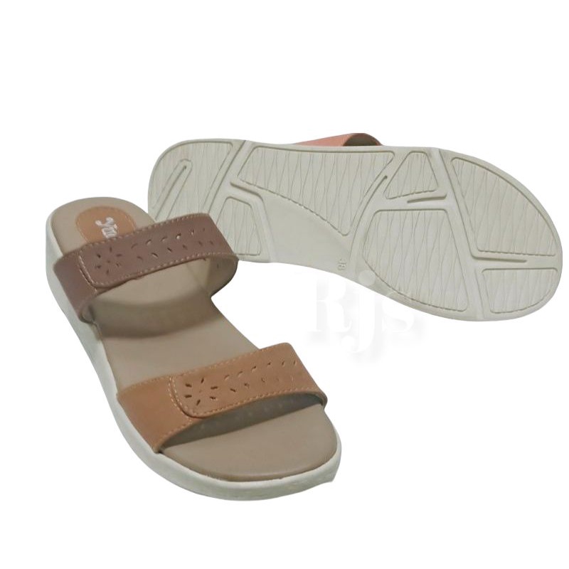 Sandal wanita Yuensa yumna sandal slip