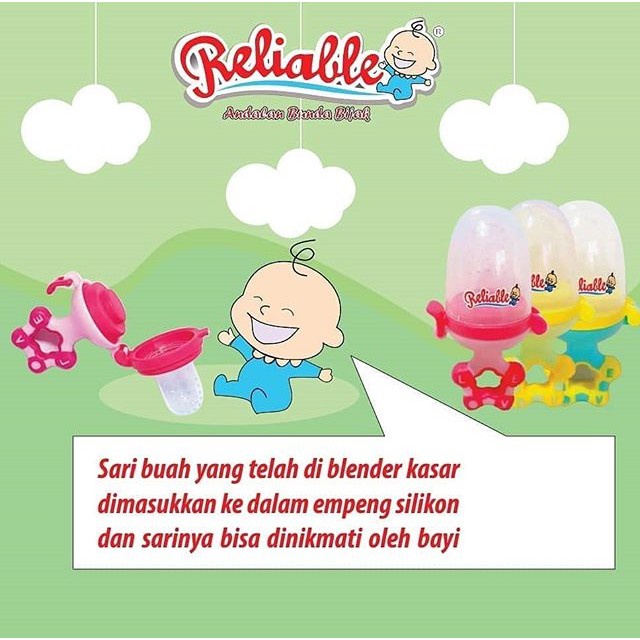 RELIABLE Empeng Buah Teether Bayi / Fruit Feeder Baby/ Empeng Lily 8849