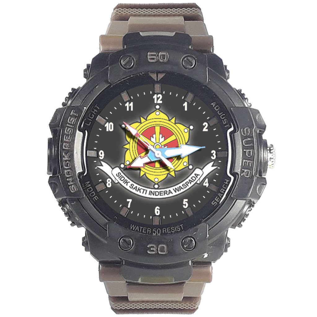 Jam Tangan  LOGO BARESKRIM SPORT Bagus