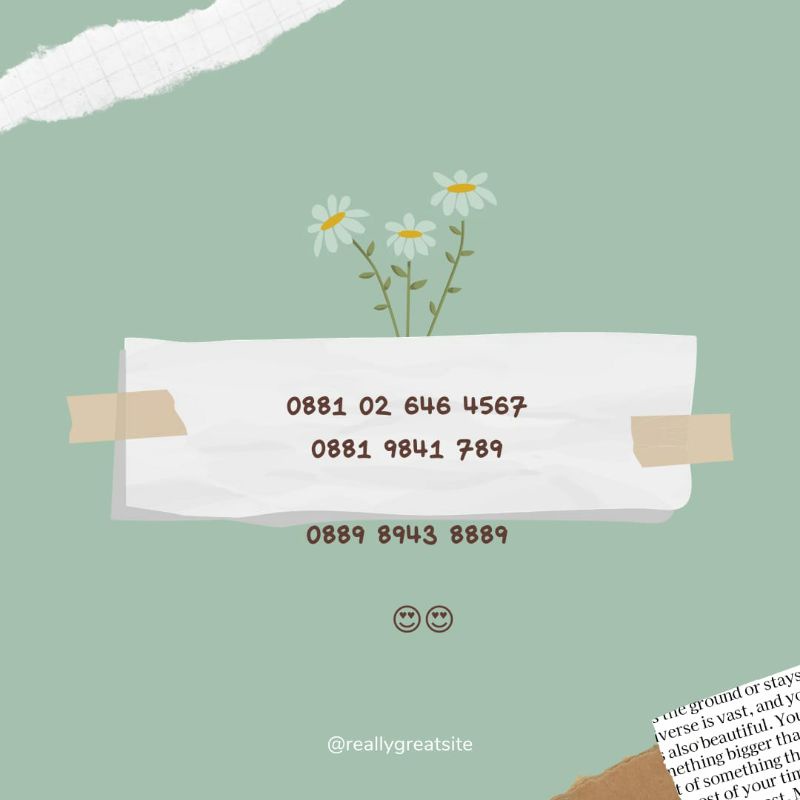 Nomer cantik perdana smartfren