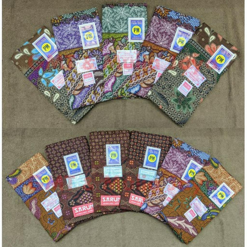 Sarung Batik Wanita Pulau Mas PM Biru / Kain Sarung Batik Wanita Murah / Sarung Wanita Batik Halus