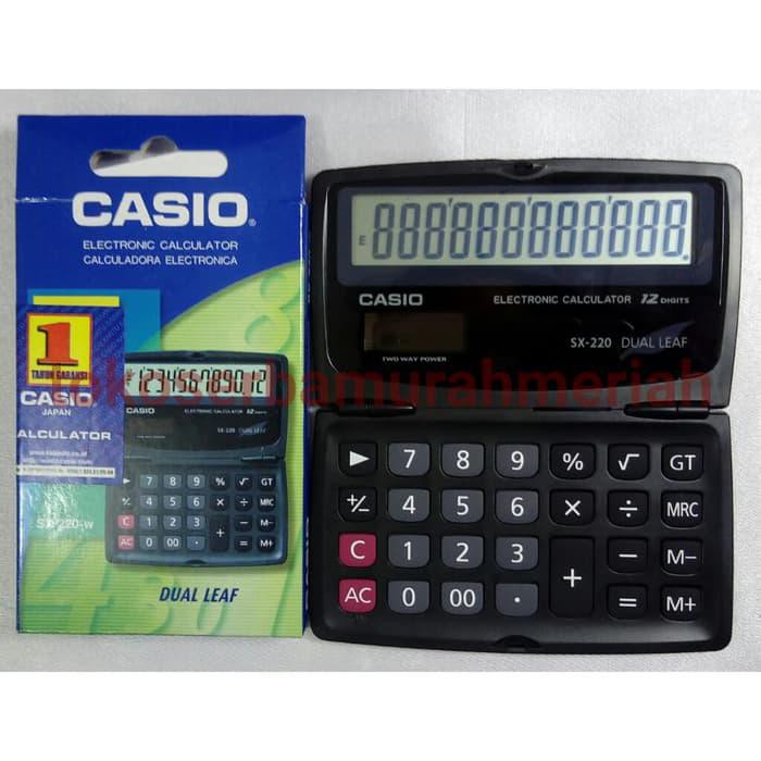 

Terlaris Kalkulator Calculator Casio SX-220 Pcoket Saku Paling oke