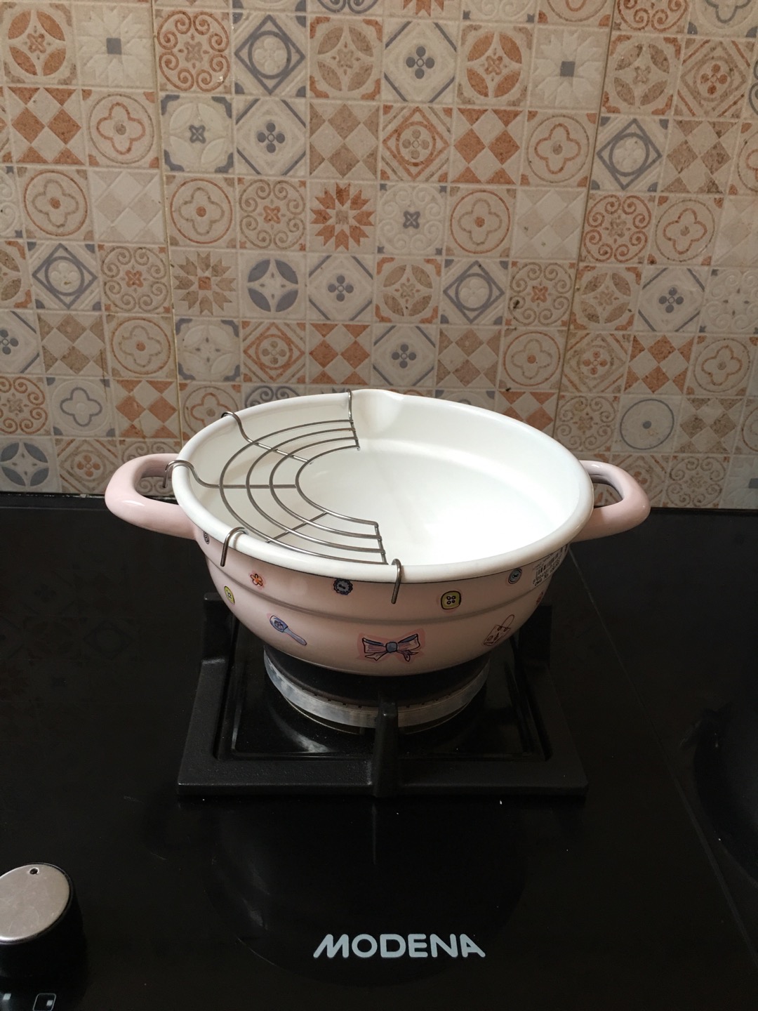 Panci Masak Goreng Enamel Tempura Nabe 20cm Chefina Kedawung Pi19-20 Pi1920