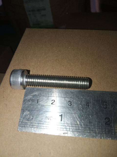 Baut L m8 x 40 (4cm) stainless 304