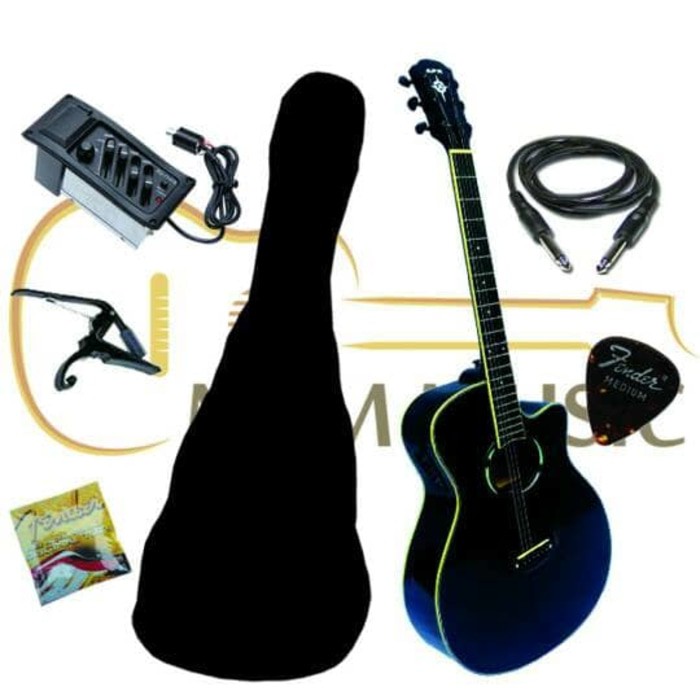 JUAL Gitar akustik elektrik model yamaha apx 500i custome EXLUSIVE