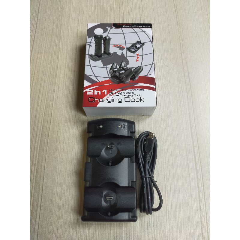 DUAL CHARGING CHARGER DOCK STIK PS3 - SUPPORT STIK PS3 ORI MESIN