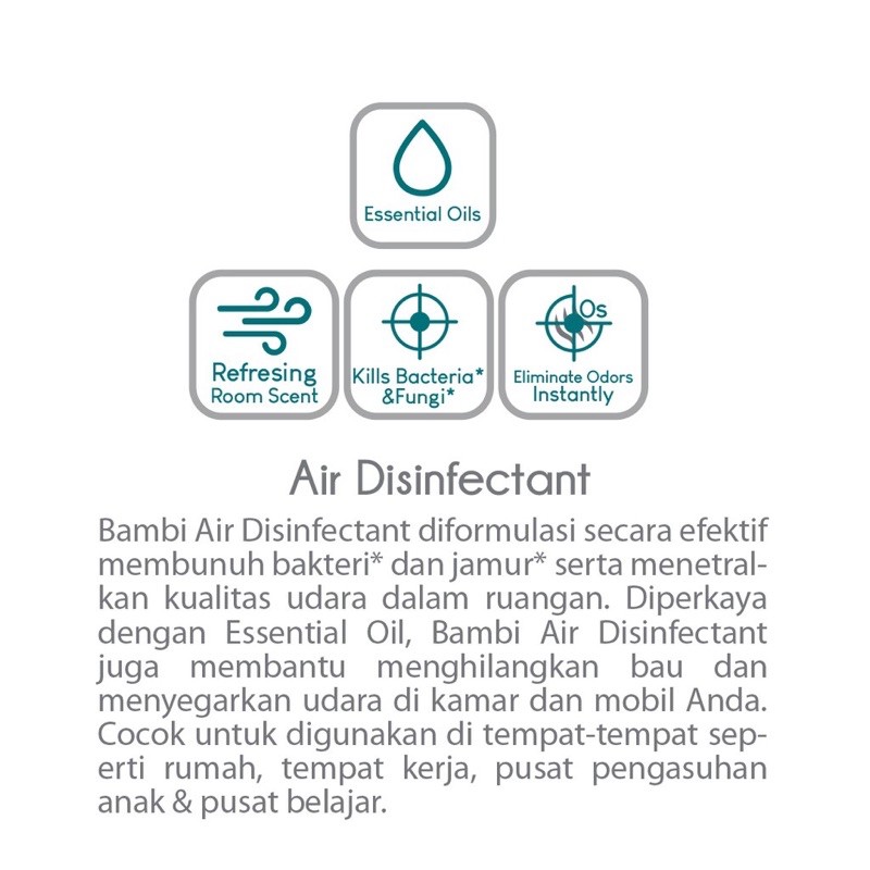 Bambi Air Disinfectant 120 ml/Disinfectant baby