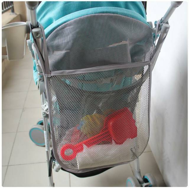 kantung jaring stroler / baby stroler net bag