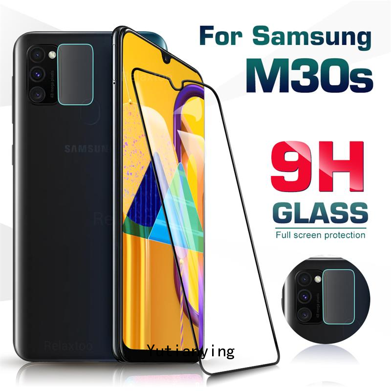 Pelindung Layar Tempered Glass 2 In 1 Untuk Samsung A52 A32 A72 A12 A02S A51 A71 A11 A50 A30S A50S A21S A30 A20 A10 M10 A10S A20S M11