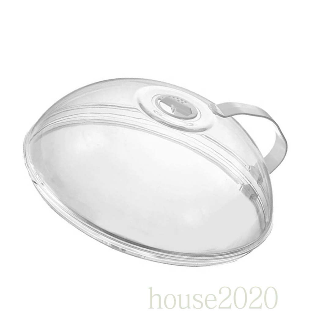 [house2020]Food Splatter Cover Microwave Oven Anti Spluttering Lid with Steam Vent Kitchen Food Splatter Guard