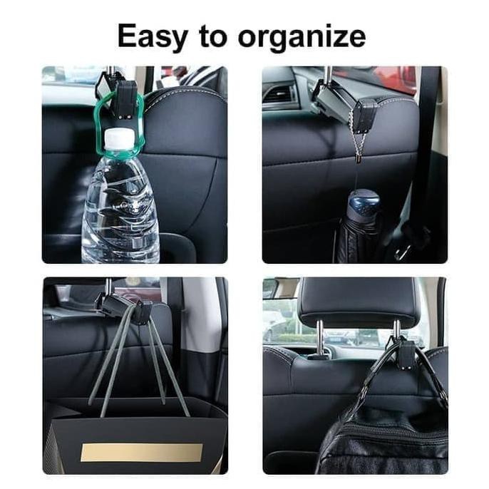 ORIGINAL BASEUS CAR BACK SEAT PHONE HOLDER + CREATIVE PHONE HOOK