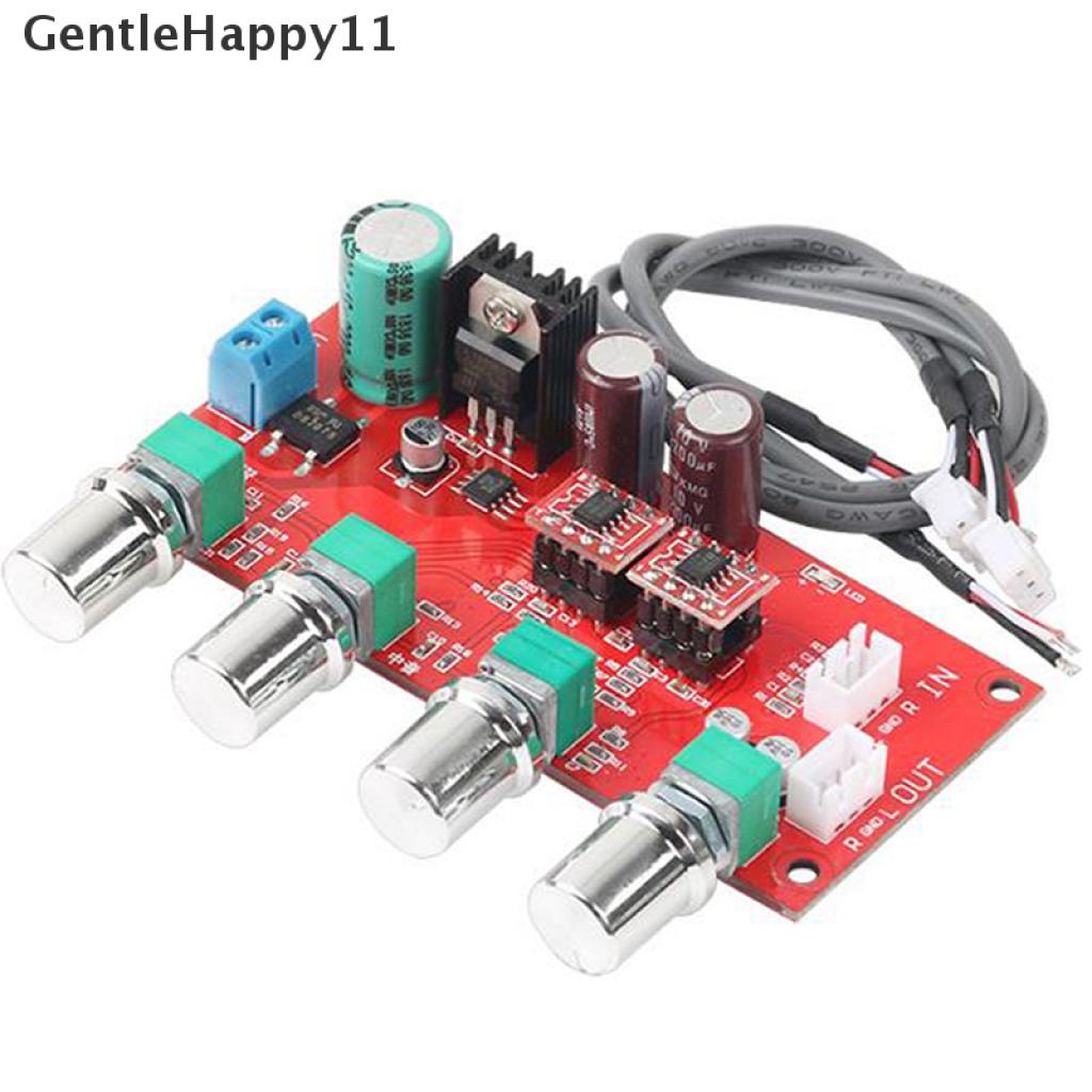 Gentlehappy AD828 Papan amplifier Pre-amp HIFI Stereo Kontrol volume