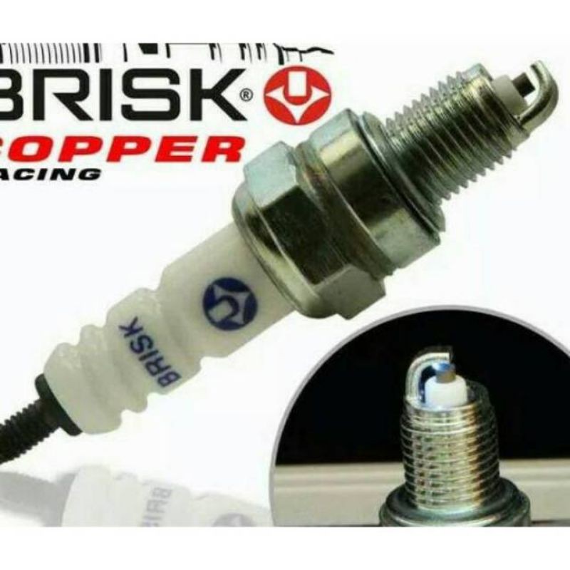 busi racing brisk busi brisk copper racing semua motor