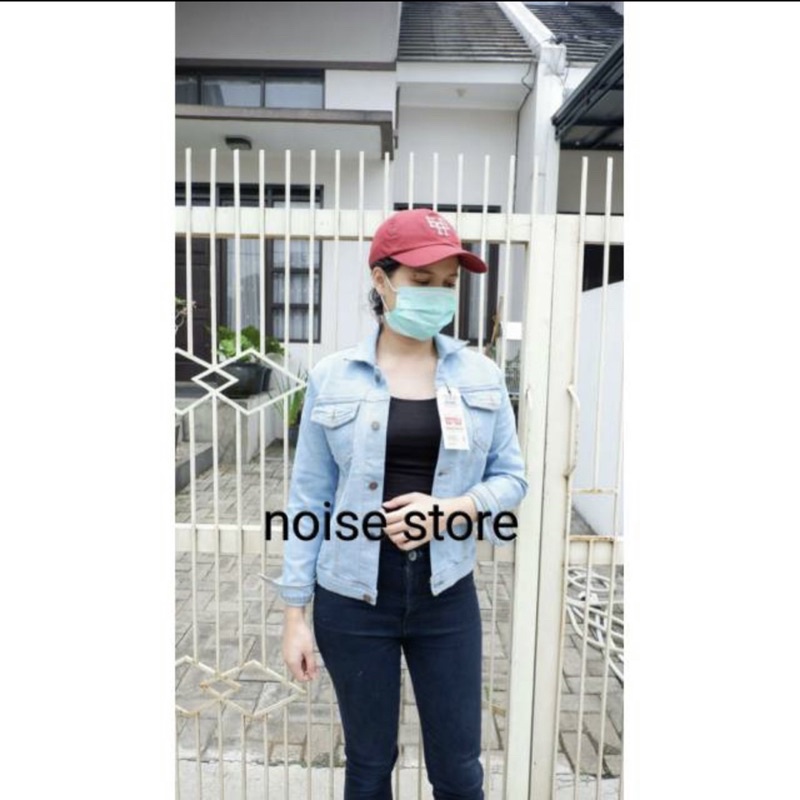 Jaket Jeans Wanita Crop Series All Size