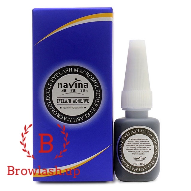 NAVINA blue red 10g eyelash extension glue Blue navina Red navina lem bulu mata extension