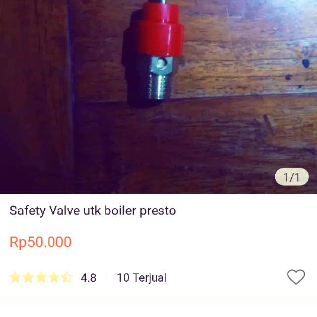 Steam trap dan safety Valve