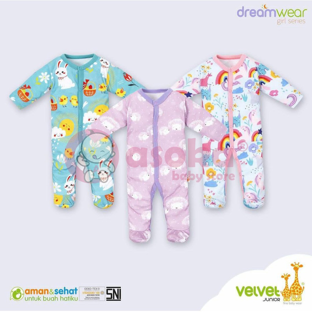 Velvet Junior Dream Wear isi 3 Girls / Cewek ASOKA