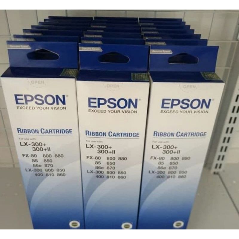 PITA RIBBON EPSON LX-300 + rumah catrigedLX300+LX300+II LX300 LX800 LX850 LX400 LX810 LX860 FX-80 FX-800 FX-880 FX-85 FX-850 FX-86e FX-870