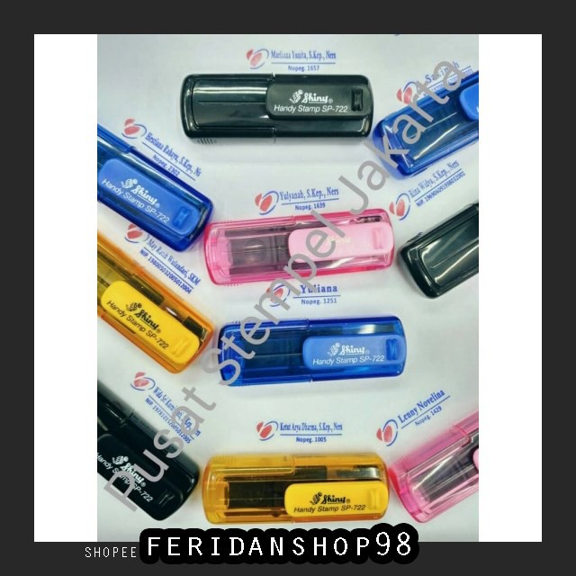 

FS185 STEMPEL STEMPEL SHINY SP722 ATK HANDY STAMP BY FERIDANSHOP98