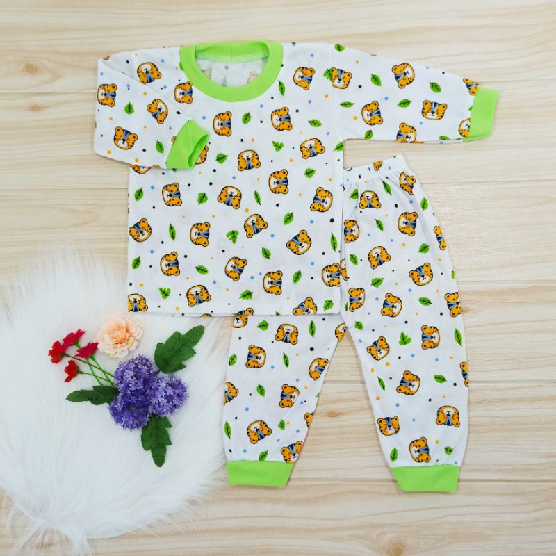 [Ss-8054] Pakaian Bayi size 0-12bulan, Piyama Anak, Baju Tidur Bayi, Baju Anak Lengan Panjang