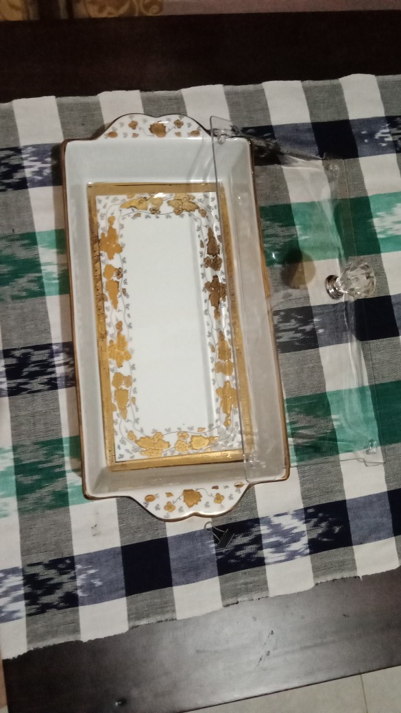 Square Cake Plate Crp138