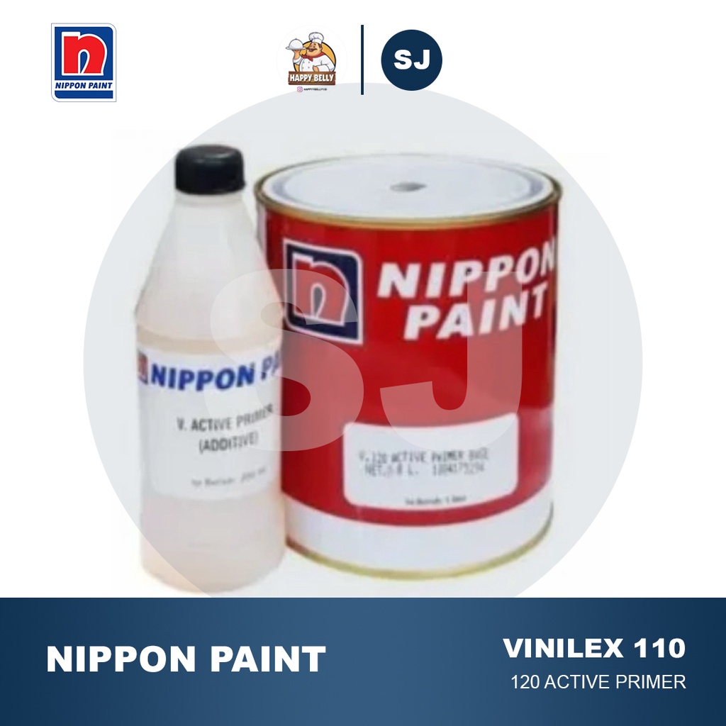 Jual Cat dasar Galvanis Nippon paint Vinilex 120 active primer 1 ltr